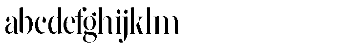 The Effolia Medium Extra Condensed FONT