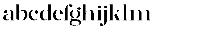 The Effolia Medium Extra Expanded FONT
