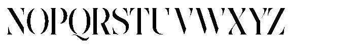 The Effolia Medium Semi Condensed Font UPPERCASE