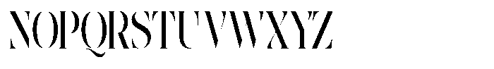 The Effolia Medium Ultra Condensed Font UPPERCASE