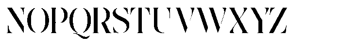 The Effolia Medium Font UPPERCASE
