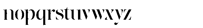The Effolia Medium Font LOWERCASE