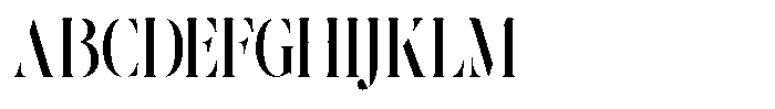 The Effolia Semi Bold Extra Condensed Font UPPERCASE