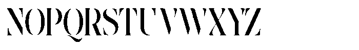 The Effolia Semi Bold Extra Condensed Font UPPERCASE