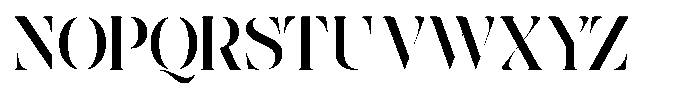 The Effolia Semi Bold Semi Expanded Font UPPERCASE
