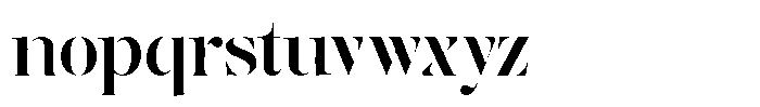 The Effolia Semi Bold Semi Expanded Font LOWERCASE