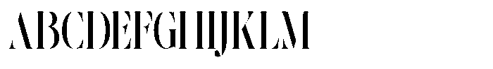 The Effolia Semi Bold Ultra Condensed Font UPPERCASE