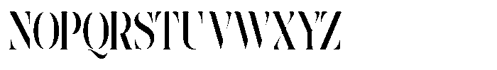The Effolia Semi Bold Ultra Condensed Font UPPERCASE