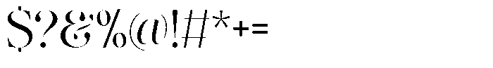 The Effolia Semi Expanded Font OTHER CHARS