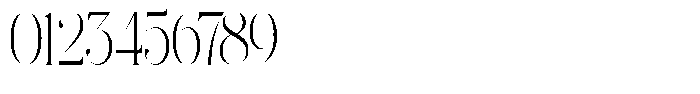 The Effolia Thin Extra Condensed Font OTHER CHARS