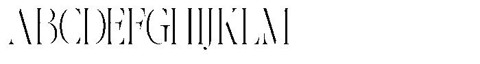 The Effolia Thin Extra Condensed Font UPPERCASE