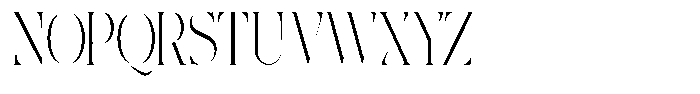 The Effolia Thin Extra Condensed Font UPPERCASE