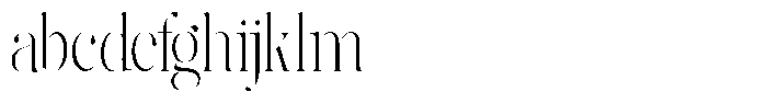 The Effolia Thin Extra Condensed FONT