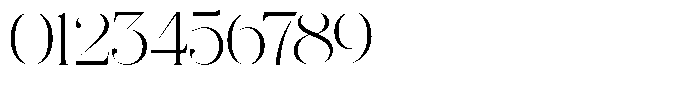 The Effolia Thin Extra Expanded Font OTHER CHARS