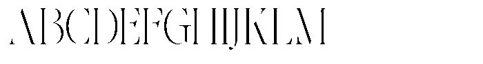 The Effolia Thin Semi Condensed Font UPPERCASE