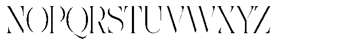 The Effolia Thin Semi Condensed Font UPPERCASE