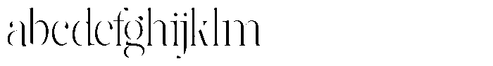 The Effolia Thin Semi Condensed FONT