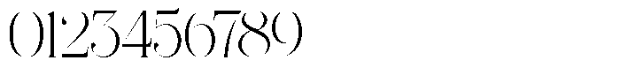 The Effolia Thin Semi Expanded Font OTHER CHARS