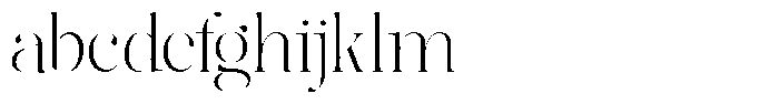 The Effolia Thin Semi Expanded FONT