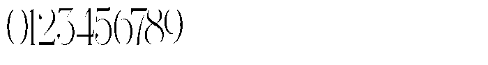 The Effolia Thin Ultra Condensed Font OTHER CHARS