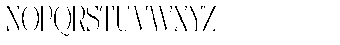 The Effolia Thin Ultra Condensed Font UPPERCASE