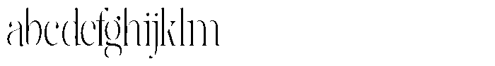 The Effolia Thin Ultra Condensed FONT