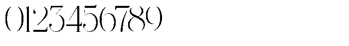 The Effolia Thin Font OTHER CHARS