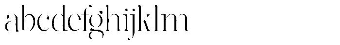 The Effolia Thin FONT