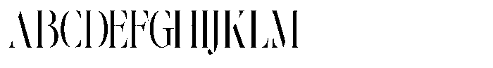 The Effolia Ultra Condensed Font UPPERCASE