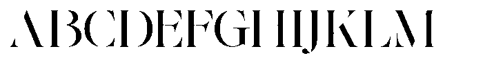 The Effolia Ultra Expanded Font UPPERCASE