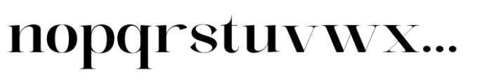 The Elegant Memories Extra Bold Expanded Font LOWERCASE