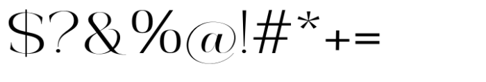 The Elegant Memories Light Expanded Font OTHER CHARS