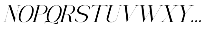 The Elegant Memories Regular Slant Font UPPERCASE