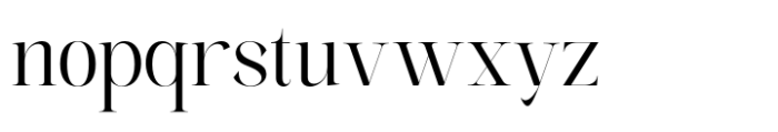 The Elegant Memories Regular Font LOWERCASE