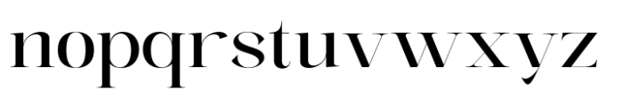 The Elegant Memories Semi Bold Expanded Font LOWERCASE