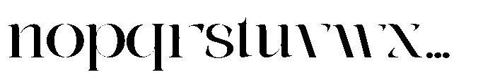 The Eliven Editorial Family The Eliven Editorial Expanded Regular Font LOWERCASE