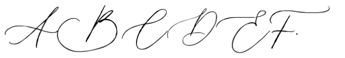 The Enchanted Garden Font UPPERCASE