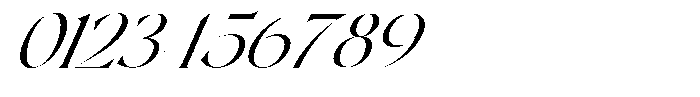The Esteh Italic Slant Regular Font OTHER CHARS