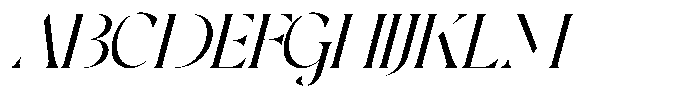 The Esteh Italic Slant The Esteh Italic Regular Font UPPERCASE