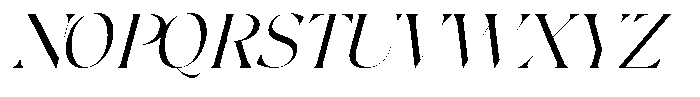The Esteh Italic Slant The Esteh Italic Regular Font UPPERCASE