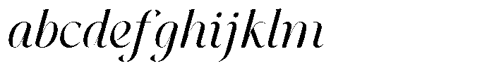 The Esteh Italic Slant The Esteh Italic Regular FONT