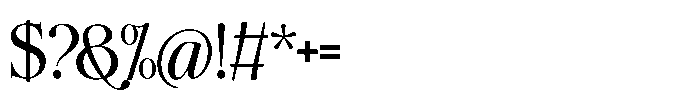 The Ethicly Bold Font OTHER CHARS