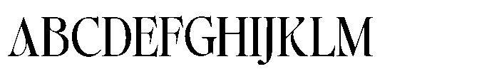 The Ethicly Bold Font UPPERCASE