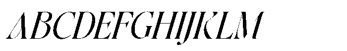 The Ethicly Italic Font UPPERCASE