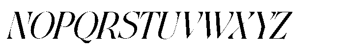The Ethicly Italic Font UPPERCASE