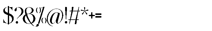 The Ethicly Regular Font OTHER CHARS