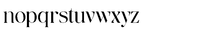 The Ethicly Regular Font LOWERCASE