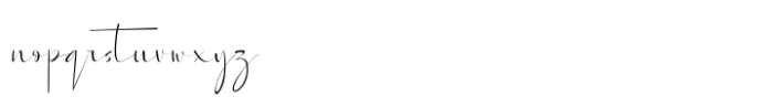 The Executive Casual Script Font LOWERCASE