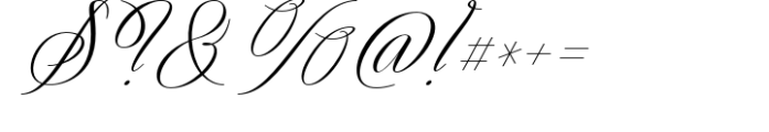 The Exileon Script Font OTHER CHARS