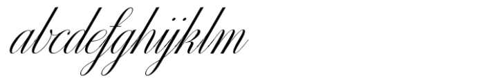 The Exileon Script Font LOWERCASE